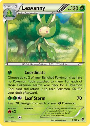 Leavanny (007/119) [XY  Phantom Forces] Normal - Rare