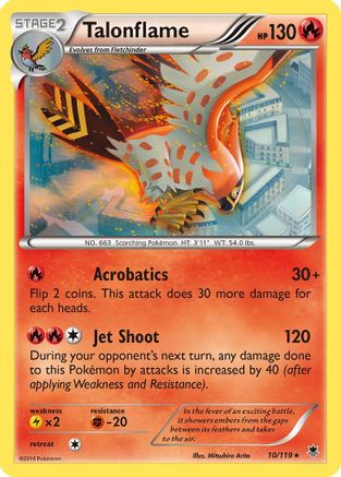 Talonflame (10/119) [XY  Phantom Forces] Normal - Rare