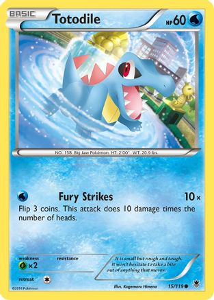 Totodile (015/119) [XY  Phantom Forces] Normal - Common