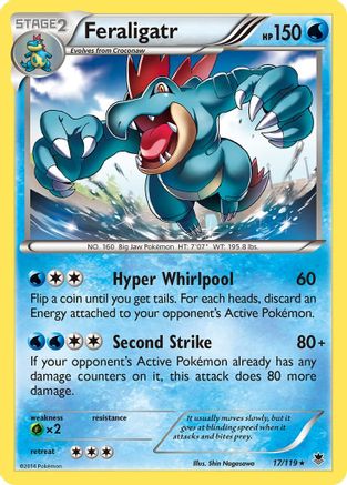 Feraligatr (017/119) [XY  Phantom Forces] Holofoil - Holo Rare