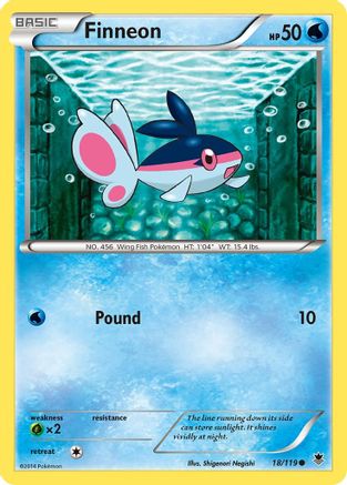Finneon (18/119) [XY  Phantom Forces] Normal - Common