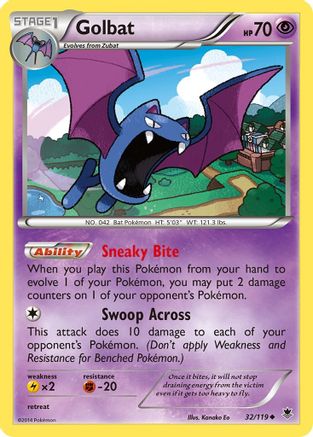 Golbat (032/119) [XY  Phantom Forces] Normal - Uncommon
