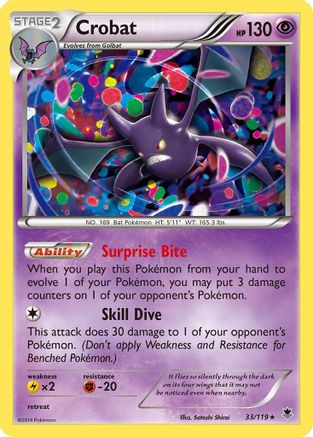 Crobat (033/119) [XY  Phantom Forces] Normal - Rare