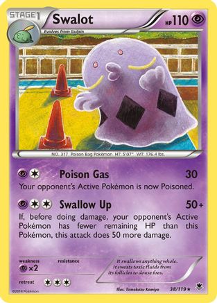 Swalot (038/119) [XY  Phantom Forces] Normal - Rare