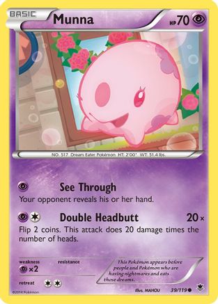 Munna (039/119) [XY  Phantom Forces] Normal - Common
