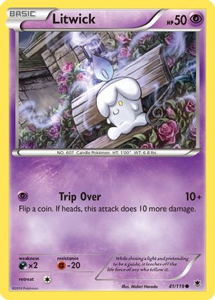 Litwick (041/119) [XY  Phantom Forces] Reverse Holofoil - Common