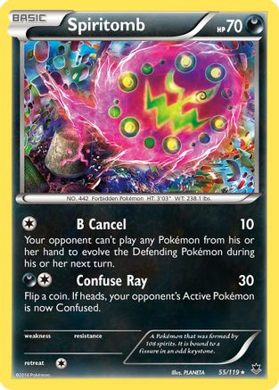 Spiritomb (055/119) [XY  Phantom Forces] Normal - Rare