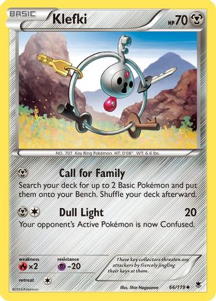 Klefki (66/119) [XY  Phantom Forces] Normal - Uncommon