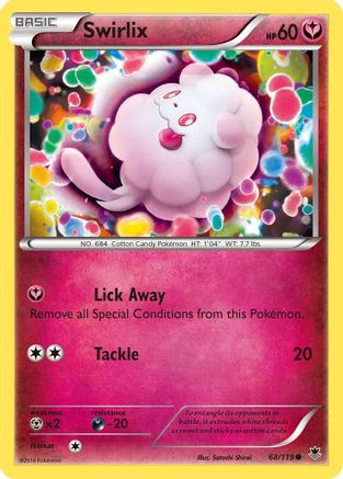 Swirlix (068/119) [XY  Phantom Forces] Normal - Common