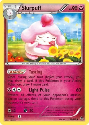 Slurpuff (069/119) [XY  Phantom Forces] Reverse Holofoil - Holo Rare
