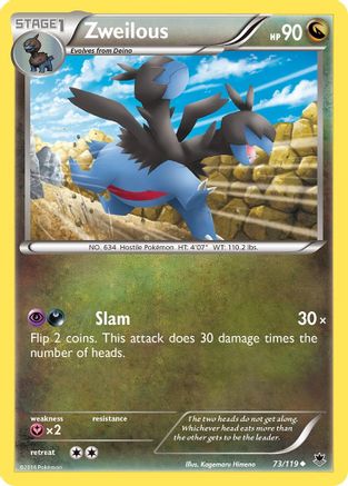 Zweilous (73/119) [XY  Phantom Forces] Normal - Uncommon