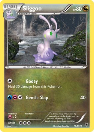Sliggoo (076/119) [XY  Phantom Forces] Normal - Uncommon