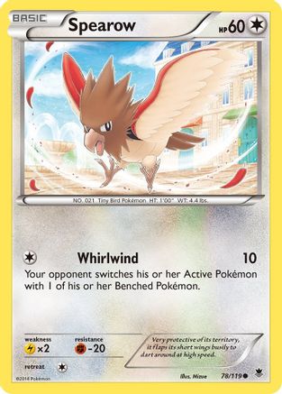 Spearow (78/119) [XY  Phantom Forces] Normal - Common