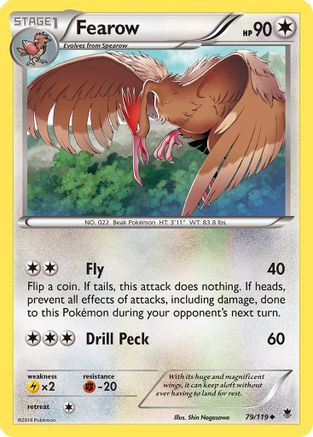 Fearow (79/119) [XY  Phantom Forces] Normal - Uncommon