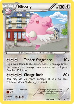 Blissey (81/119) [XY  Phantom Forces] Normal - Rare