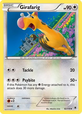 Girafarig (82/119) [XY  Phantom Forces] Normal - Uncommon