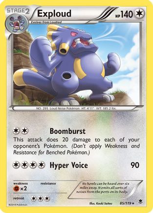 Exploud (85/119) [XY  Phantom Forces] Normal - Rare