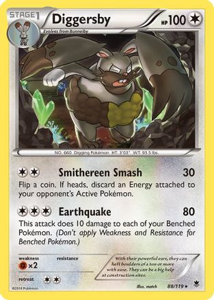 Diggersby (88/119) [XY  Phantom Forces] Normal - Rare
