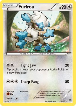 Furfrou (090/119) [XY  Phantom Forces] Normal - Uncommon
