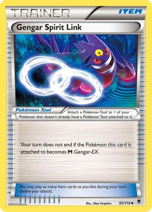 Gengar Spirit Link (095/119) [XY  Phantom Forces] Normal - Uncommon
