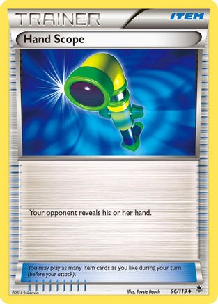Hand Scope (96/119) [XY  Phantom Forces] Reverse Holofoil - Uncommon