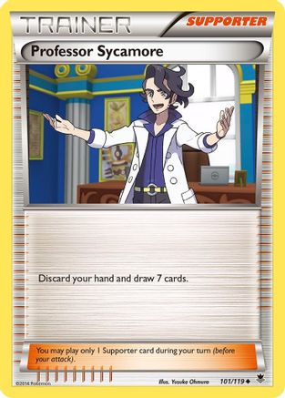 Professor Sycamore (101/119) [XY  Phantom Forces] Normal - Uncommon