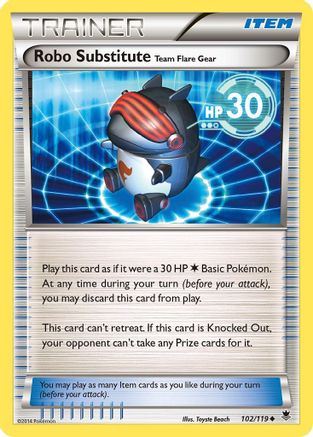 Robo Substitute (102/119) [XY  Phantom Forces] Normal - Uncommon