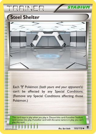 Steel Shelter (105/119) [XY  Phantom Forces] Normal - Uncommon
