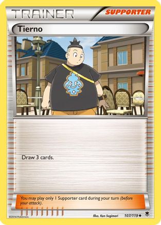 Tierno (107/119) [XY  Phantom Forces] Normal - Uncommon
