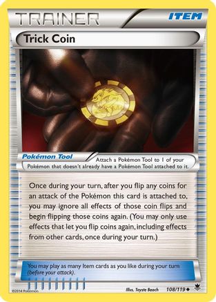 Trick Coin (108/119) [XY  Phantom Forces] Normal - Uncommon