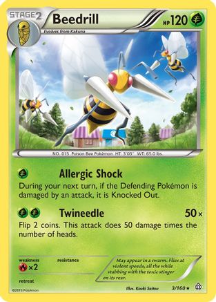 Beedrill (003/160) [XY  Primal Clash] Normal - Rare
