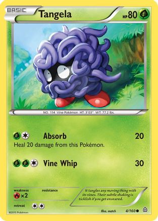 Tangela (4/160) [XY  Primal Clash] Normal - Common