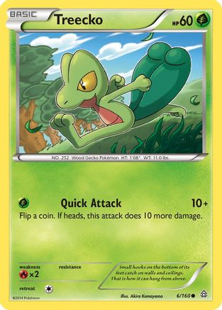 Treecko (006/160) [XY  Primal Clash] Normal - Common