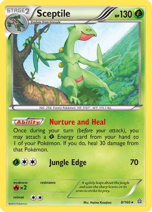 Sceptile (008/160) [XY  Primal Clash] Normal - Rare