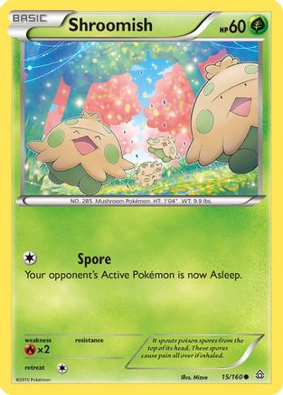 Shroomish (015/160) [XY  Primal Clash] Normal - Common