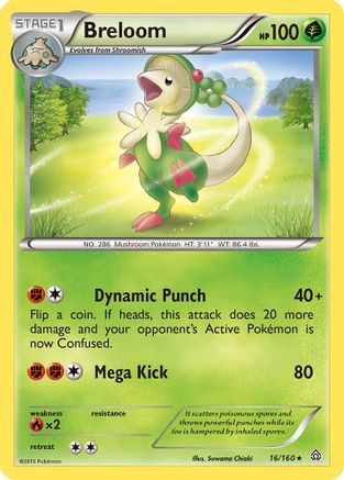 Breloom (16/160) [XY  Primal Clash] Normal - Rare