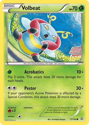 Volbeat (017/160) [XY  Primal Clash] Normal - Common