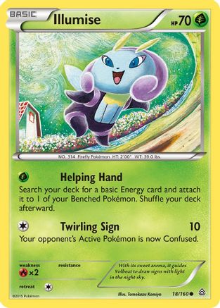 Illumise (018/160) [XY  Primal Clash] Normal - Common