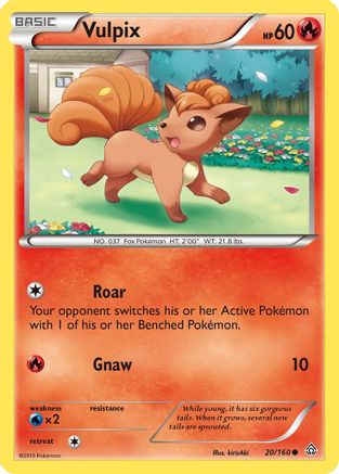 Vulpix (020/160) [XY  Primal Clash] Normal - Common