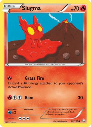 Slugma (022/160) [XY  Primal Clash] Normal - Common