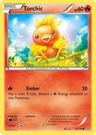 Torchic (025/160) [XY  Primal Clash] Normal - Common