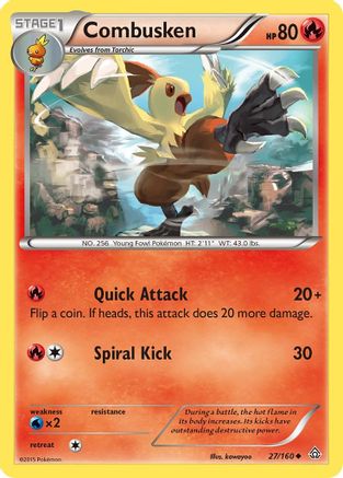 Combusken (27/160) [XY  Primal Clash] Normal - Uncommon