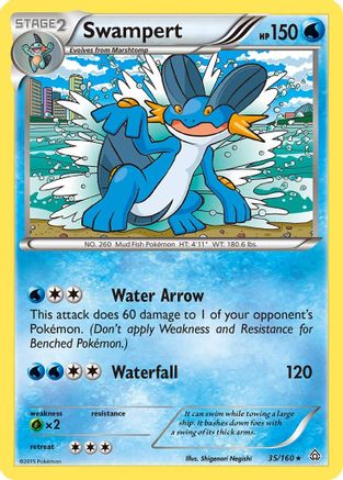 Swampert (035/160) [XY  Primal Clash] Normal - Rare