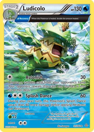Ludicolo (Alpha) 037  XY  Primal Clash - Rare