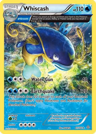 Whiscash (Alpha) (041/160) [XY  Primal Clash] Normal - Rare
