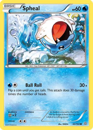 Spheal (045/160) [XY  Primal Clash] Normal - Common