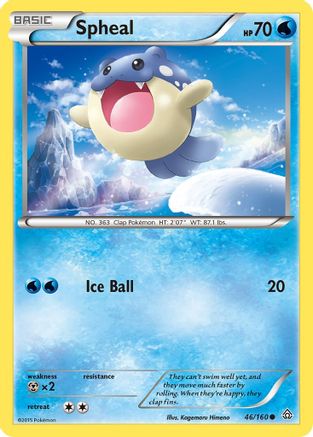 Spheal (046/160) [XY  Primal Clash] Normal - Common