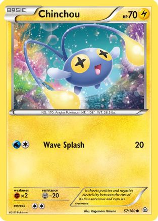 Chinchou (57/160) [XY  Primal Clash] Normal - Common