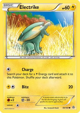Electrike (059/160) [XY  Primal Clash] Normal - Common