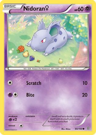 Nidoran (F) 066  XY  Primal Clash - Common